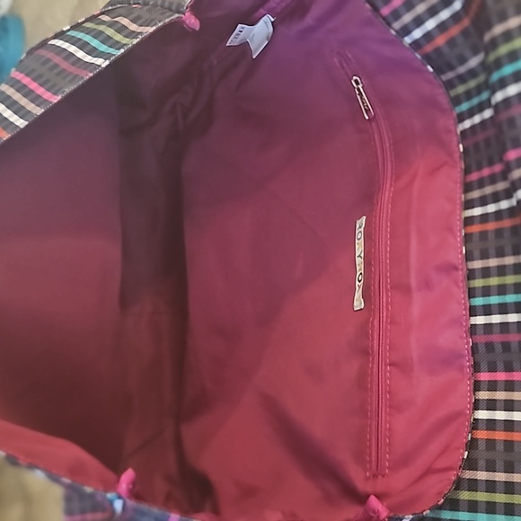 Roxy Multicolored Striped Checked Messenger Bag - Picture 6 of 12